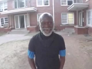 DOPE MAN GRANDPA IS BACK GETTING HIS black cock SUCks